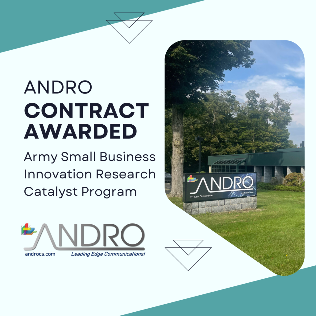 ANDRO Awarded Army Contract