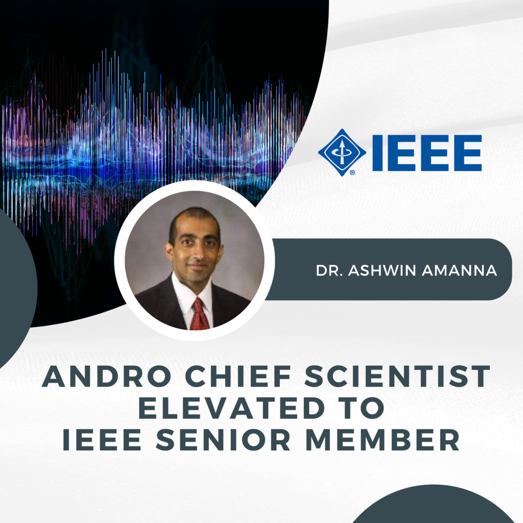ANDRO Chief Scientist Elevated to IEEE Senior Member